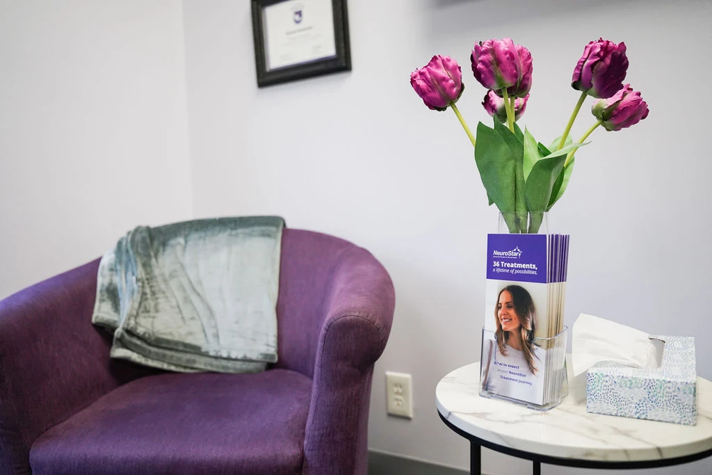 TMS therapy treatment room