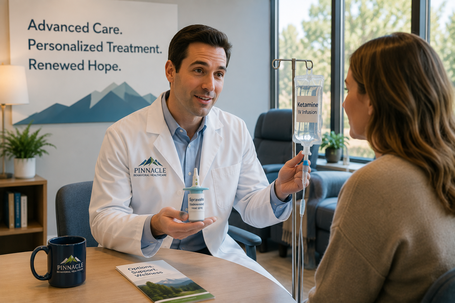 alt Spravato vs. IV Ketamine for Depression Treatment | Pinnacle Behavioral Healthcare